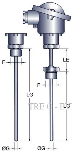 PT100 SONDE TEMPERATURE 1M RTD PLATINE Maroc 